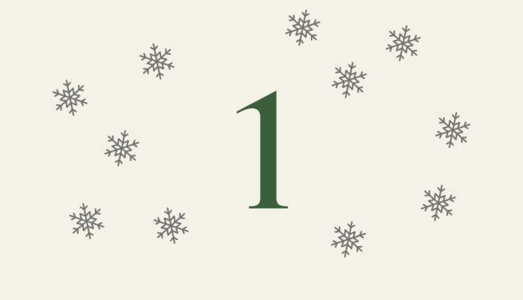 Lucka 1 i julkalender där varje dag är en berättelse om ofrivillig barnlöshet